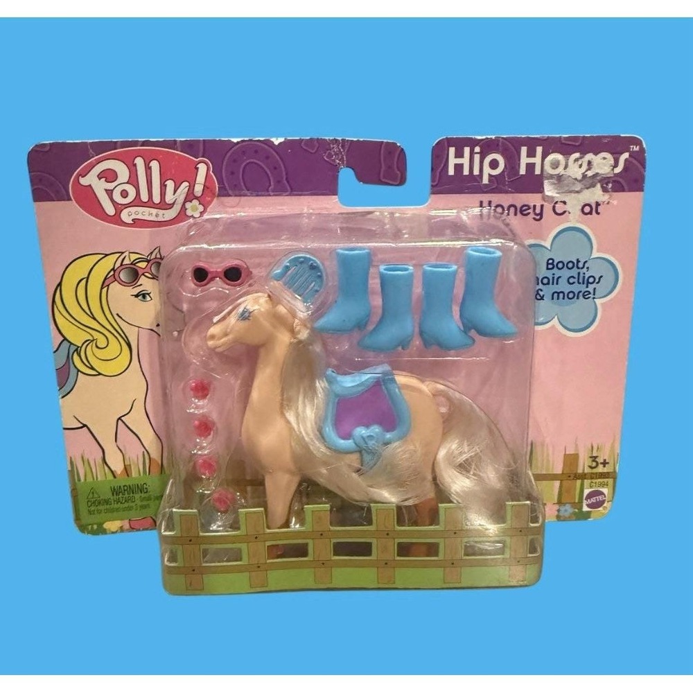 Vintage Polly Pocket Hip Horses Honey Coat 2003 New Collectible NOS